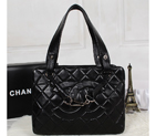 2013 Chanel 47490 Shoulder Bag Sheepskin Leather Black 47490