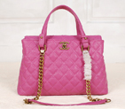 2013 Chanel Classic Caviar Leather Two Handle Bag A66056 Rose A66056