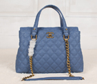 2013 Chanel Classic Caviar Leather Two Handle Bag A66056 Royal blue A66056
