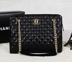 2013 Chanel Sheepskin Leather Shoulder Bag A2235 Black A2235