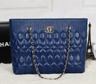2013 Chanel Shoulder Bag Sheepskin Leather A2241 Royal blue A2241