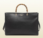 2013 Gucci bamboo shopper leather tote