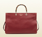 2013 Gucci bamboo shopper leather tote