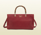 2013 Gucci bamboo shopper leather tote
