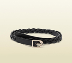 2013 Gucci braided belt with spur buckle