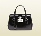 2013 Gucci lady lock leather top handle bag