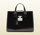 2013 Gucci lady lock leather tote