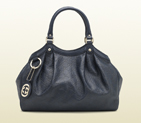 2013 Gucci sukey blue guccissima tote
