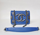 2013 Nestest Chanel Shoulder Bag Lambskin Leather A67088 Blue A67088