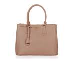 2013 Prada Saffiano Leather Tote Bag 1801 in Apricot