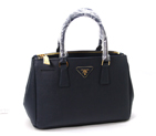 2013 Prada Saffiano Leather Tote Bag 1801 in Dark Blue