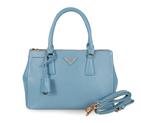 2013 Prada Saffiano Leather Tote Bag 1801 in Light Blue