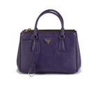 2013 Prada Saffiano Leather Tote Bag 1801 in Purple
