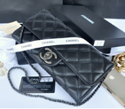 2014 Chanel Classic Flap Bags Original Leather A91108 Black A91108