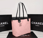 2014 Chanel Classic Shopping Bag Caviar leather A6868 in Pink A6868