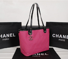 2014 Chanel Classic Shopping Bag Caviar leather A6868 in Rose A6868