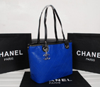 2014 Chanel Classic Shopping Bag Caviar leather A6868 in Royalblue A6868