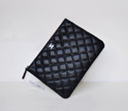 2014 Chanel Clutch Bag Black Caviar Leather A67781 Silver A67781