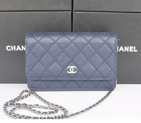2014 Chanel Clutch MINI bag Original Leather A35001 Royal A35001