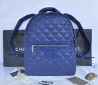 2014 Chanel Coco Cocoon Backpack A90360 Blue A90360