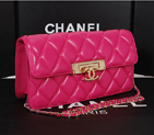 2014 Chanel Flap Shoulder Bag A2020 in Original Sheepskin Leather Rose A2020