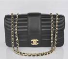 2014 Chanel Flap Shoulder Bag Sheepskin Leather A4026 Black A4026