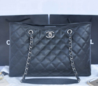 2014 Chanel Shopper Bag Original Caviar Leather A90454 Black A90454