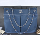 2014 Chanel Shoulder Bag PVC A66395 Royalblue A66395