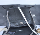 2014 Chanel Shoulder Bag in Calfskin Leather A94742 Black A94742