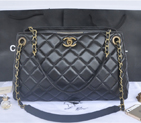 2014 Chanel Shoulder Bag in Sheepskin Leather A49331 Black A49331