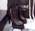 2014 New Arrivals Chanel Winter Short Boots CHW0611