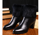 2014 New Arrivals Chanel Winter Short Boots CHW0565