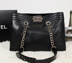 2014 Newest Boy Chanel Shoulder Bag Nappa Leather A4046 Black A4046