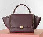 2015 Celine Trapeze Bag Original Leather C3345 Burgundy