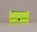 2015 Chanel 2.55 Series Classic Flap Bag Velvet 1112 Green 1112