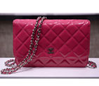 2015 Chanel A33814 Rose Original Patent Leather mini Flap Bag Gold A33814