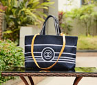 2015 Chanel Canvas Tote Bag A5005 A5005