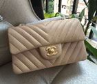 2015 Chanel Classic Flap Bags Original leather A1116 in Apricot with Gold A1116
