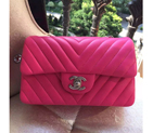 2015 Chanel Classic Flap Bags Original leather A1116 in Rose with Silver A1116