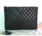 2015 Chanel Computer Bag Original Caviar Leather A82088 Black with Silver A82088