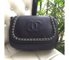 2015 Chanel Flap Shoulder Bag Original Leather A32669 Black A32669