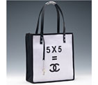 2015 Chanel Ladies First Tote Shopping Bag A93682 White A93682