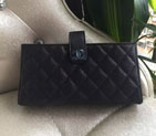 2015 Chanel Le Boy Clutch bag Original Caviar Leather A89192 Black with Silver A89192