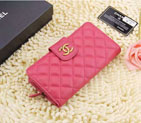 2015 Chanel Matelasse Bi-Fold Wallet Calfskin Leather A219009 Rose A219009
