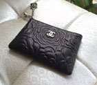 2015 Chanel Matelasse Zip Around Wallet Original Leather A31514 Black A31514