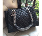 2015 Chanel Shoulder Bag in Original Leather A94059 Black A94059