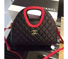 2015 Chanel Top shoulder Bag Sheepskin Leather A67205 Black A67205