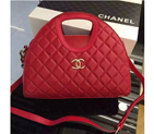 2015 Chanel Top shoulder Bag Sheepskin Leather A67205 Red A67205