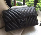 2015 Chanel mini Classic Flap Bag Rose Original Sheekskin A1116 Polished hardware A1116