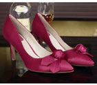 2015 Dior women silk satin high-heeled shoes